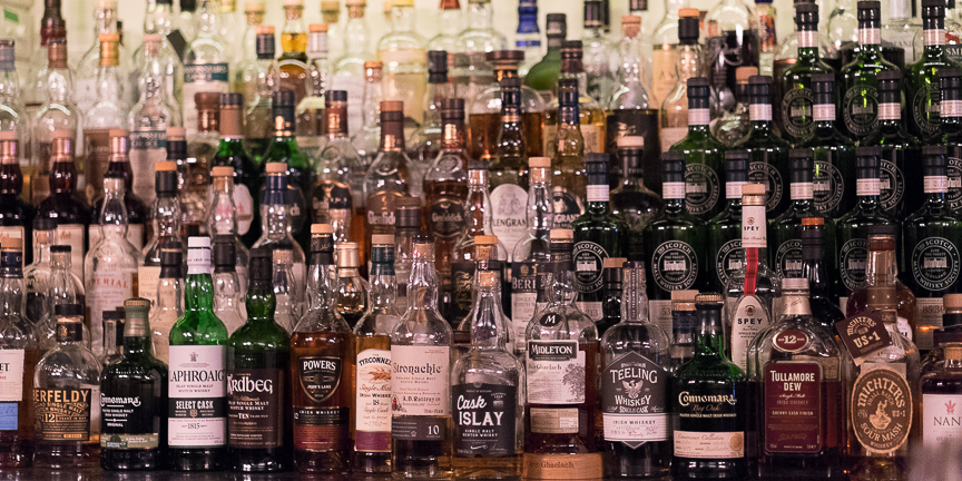 Whisky & Alement's selection of whiskies - photo courtesy Ark Marketing