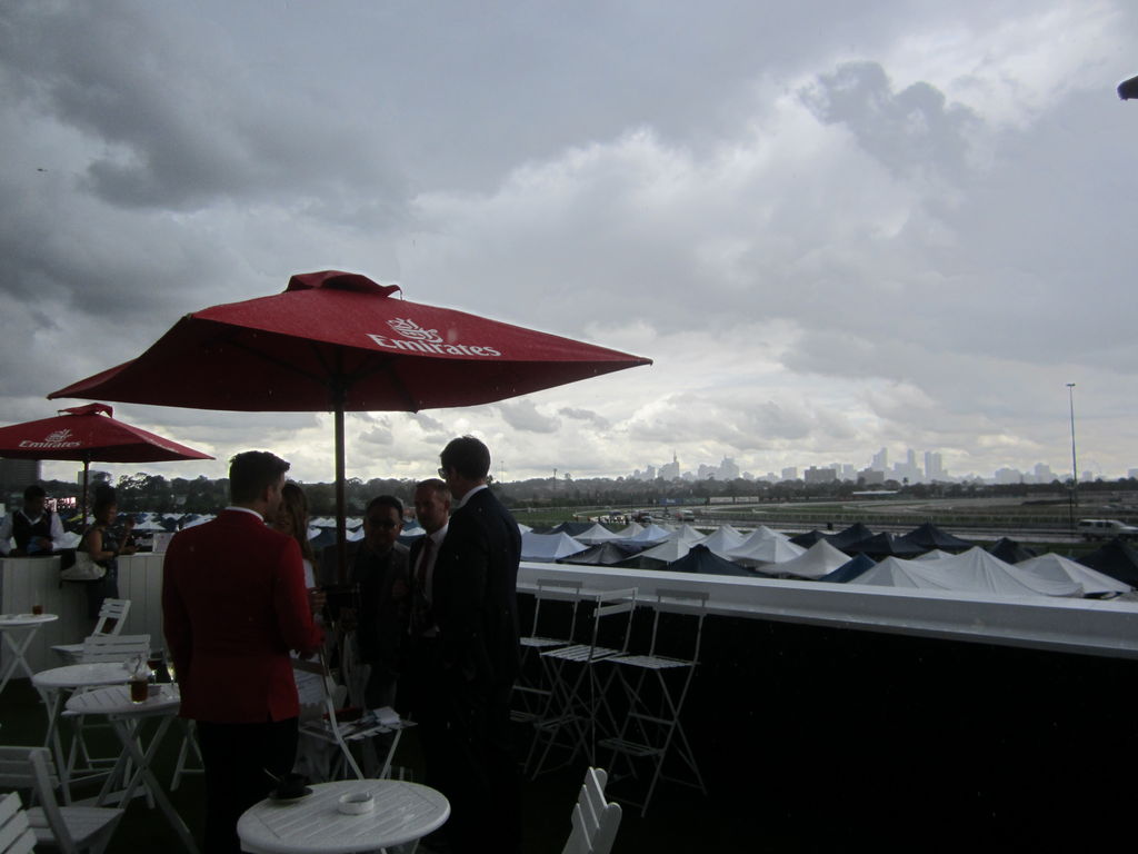 Emirates Marquee and the welcoming weather