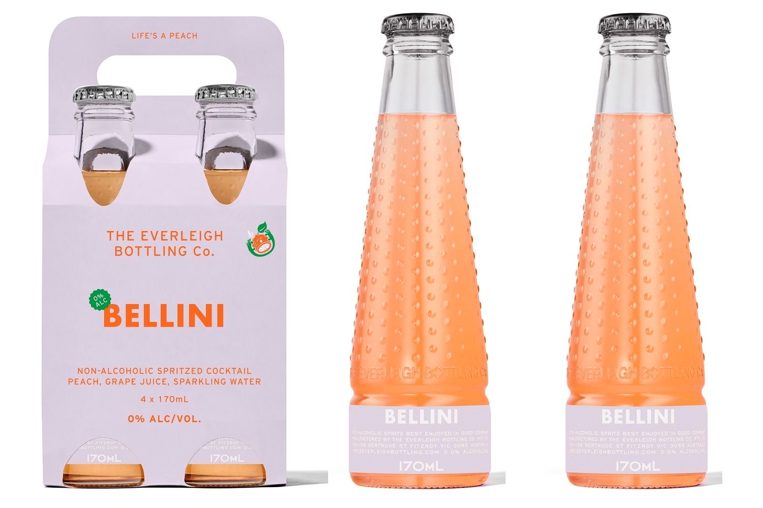 Bellini by the Everleigh bottling co