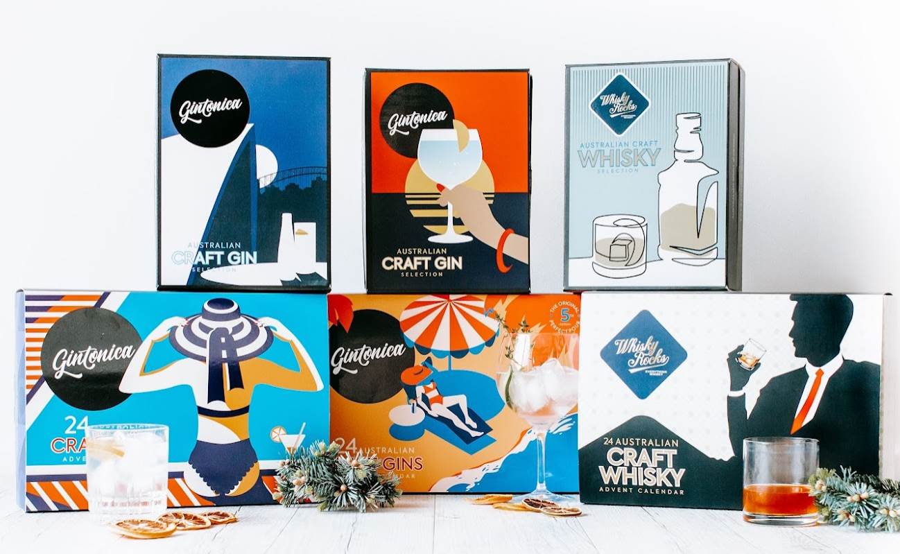 boozy advent calendars by Gintonica