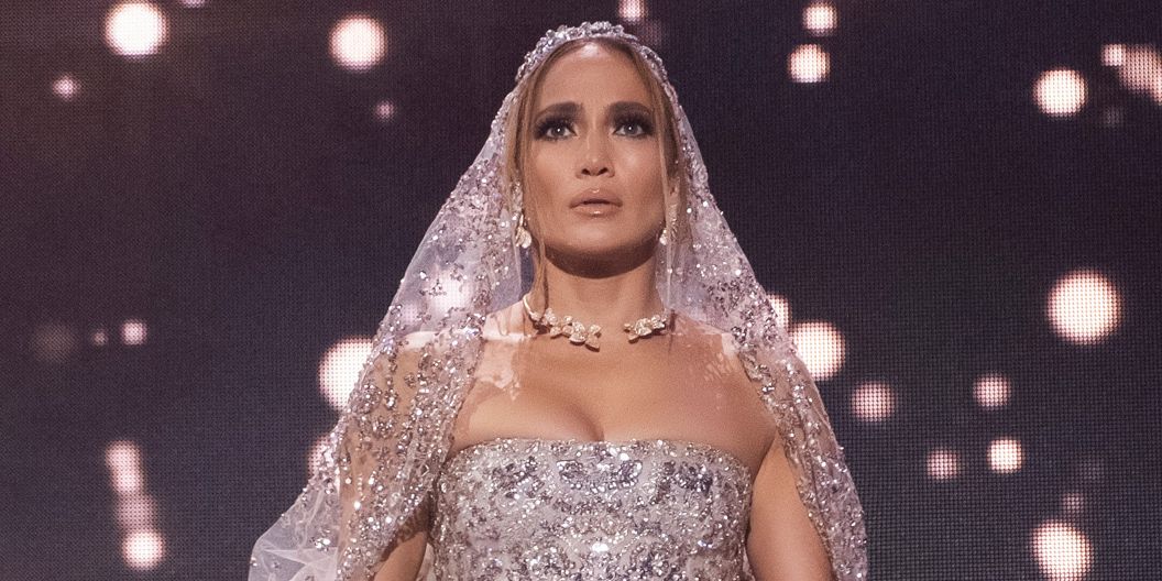 Jennifer Lopez in a gown