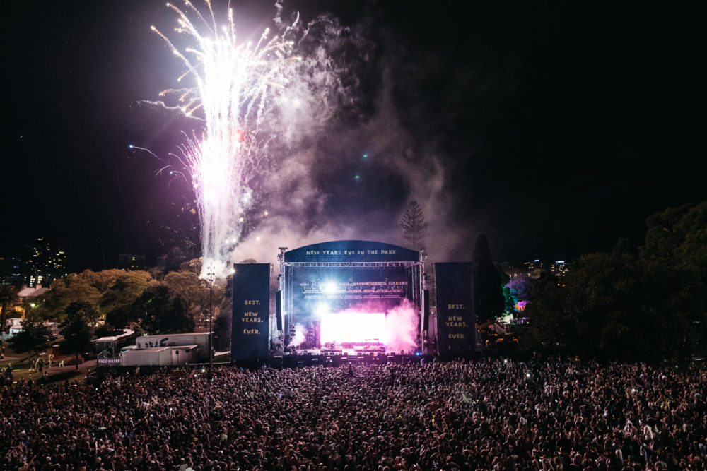 The Plus Ones NYE in the Park Sydney New Years Eve Festival at