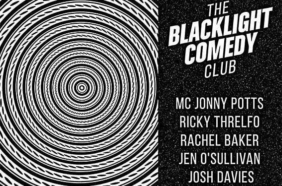 Blaclight Comedy Club Poster