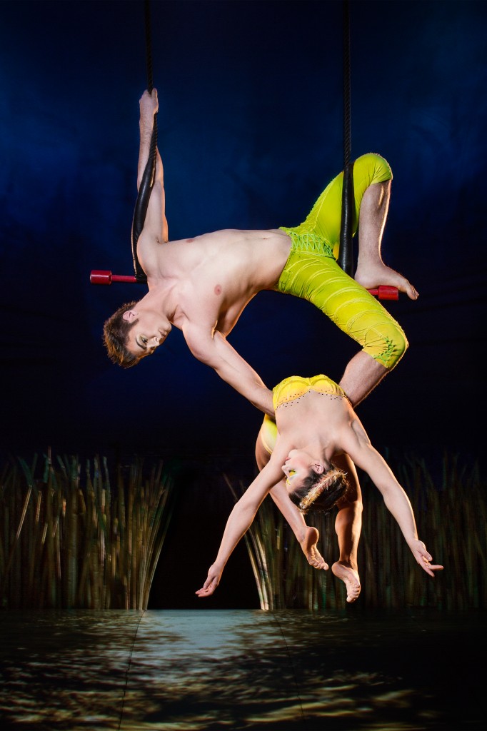 Fixed Trapeze Duo - courtesy OSA Images, costumes Kym Barrett, 2010 Cirque du Soleil